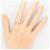Autre Marque Platinring mit 0,17 Carat Diamant - Ansicht 6