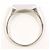 Autre Marque 14K Weißgold-Ring mit Diamant Golden - Ansicht 2