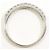 Autre Marque PT900 Platinring mit Diamant - Ansicht 2