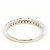 Autre Marque PT900 Platinring mit Diamant - Ansicht 3