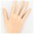 Autre Marque PT900 Platinring mit Diamant - Ansicht 6