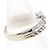 Autre Marque PT900 Platinring mit Diamant - Ansicht 2