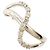 Autre Marque PT900 Platinring mit Diamant