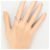 Autre Marque PT900 Platinring mit Diamant - Ansicht 6