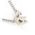 Autre Marque Platinhalskette mit Diamant - Ansicht 2