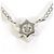 Autre Marque Platinhalskette mit Diamant - Ansicht 3