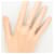 Autre Marque Platinring mit Diamant  - Ansicht 6