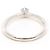 Autre Marque PT900 Platinring mit Diamant - Ansicht 4