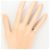Autre Marque PT900 Platinring mit Diamant - Ansicht 5