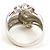 Autre Marque PT900 Platinring mit Diamant - Ansicht 4