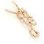 Autre Marque Collana in oro rosa 14K con diamante D'oro - vista 2