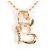 Autre Marque Collana in oro rosa 14K con diamante D'oro - vista 3