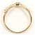 Autre Marque 10K Gelbgold-Ring mit Diamant Golden - Ansicht 2