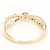 Autre Marque 10K Gelbgold-Ring mit Diamant Golden - Ansicht 3