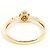 Autre Marque 10K Gelbgold-Ring mit Diamant Golden - Ansicht 3