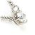 Autre Marque Platinhalskette mit Diamant - Ansicht 2