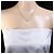 Autre Marque Platinhalskette mit Diamant - Ansicht 5