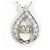 Autre Marque PT900 Platin-Halskette mit Diamant