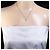 Autre Marque PT900 / PT850 Platin-Halskette mit Diamant - Ansicht 5