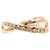 Autre Marque 10K Roségold-Ring mit Diamant Golden