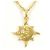 Autre Marque Collana in oro giallo 14K con diamanti D'oro