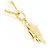 Autre Marque Collana in oro giallo 14K con diamanti D'oro - vista 2