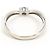 Autre Marque PT900 Platinring mit Diamant - Ansicht 3