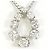 Autre Marque PT900 Platinhalskette mit 0.30ct Diamant
