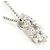 Autre Marque PT900 Platinhalskette mit 0.30ct Diamant - Ansicht 2
