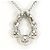 Autre Marque PT900 Platinhalskette mit 0.30ct Diamant - Ansicht 3