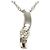 Autre Marque PT900 Platin-Halskette mit Diamant