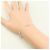 Autre Marque Bracciale con charm in platino PT850 e PT900 - vista 3