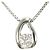 Autre Marque Platin-Halskette mit Diamant