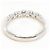 Autre Marque PT900 Platinring mit Diamant - Ansicht 3