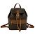 Céline CELINE Vintage Macadam Blazon Pattern Lederrucksack Braun