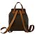 Céline CELINE Vintage Macadam Blazon Pattern Lederrucksack Braun - Ansicht 3