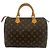 Louis Vuitton Vintage Speedy 30 Monogram Leder Handtasche Braun