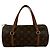 Louis Vuitton Vintage Papillon 25 Monogram Leder Handtasche Braun