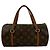 Louis Vuitton Vintage Papillon 25 Monogram Leder Handtasche Braun - Ansicht 3