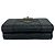Cartera tríptico Chanel Mademoiselle Coco Mark en piel caviar Negro - vista 3