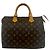Louis Vuitton Vintage Speedy 30 Monogram Leder Handtasche Braun - Ansicht 3