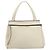 Céline Borsa CELINE in pelle bianco argento Auth 182125A - vista 13