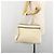 Céline Borsa CELINE in pelle bianco argento Auth 182125A - vista 22