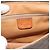 Céline Borsa a tracolla CELINE Macadam Canvas PVC Pelle Marrone Oro Auth ka4520 D'oro - vista 18