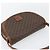 Céline Borsa a tracolla CELINE Macadam Canvas PVC Pelle Marrone Oro Auth ka4520 D'oro - vista 6