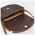 Céline Borsa a tracolla CELINE Macadam Canvas PVC Pelle Marrone Oro Auth ka4520 D'oro - vista 9