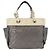 CHANEL Paris Biarritz MM Tote Bag beschichtet Canvas Silber CC Authentisch 182784 - Ansicht 13