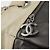 CHANEL Paris Biarritz MM Tote Bag beschichtet Canvas Silber CC Authentisch 182784 - Ansicht 18