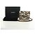 CHANEL Matelasse Chain Shoulder Pouch Nylon Beige Gold CC Auth bs35360SAM D'oro - vista 12
