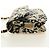 CHANEL Matelasse Chain Shoulder Pouch Nylon Beige Gold CC Auth bs35360SAM D'oro - vista 3